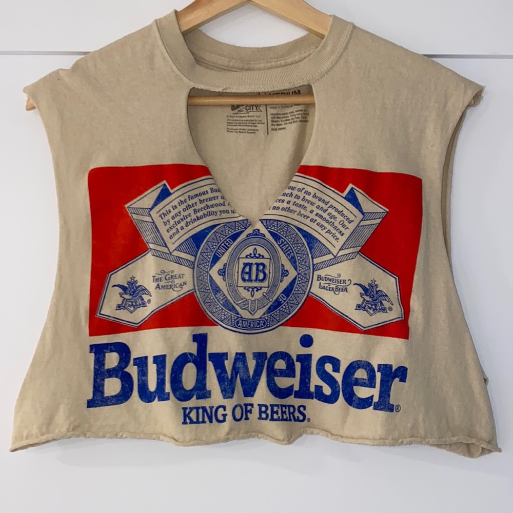 Budweiser Cropped T-Shirt